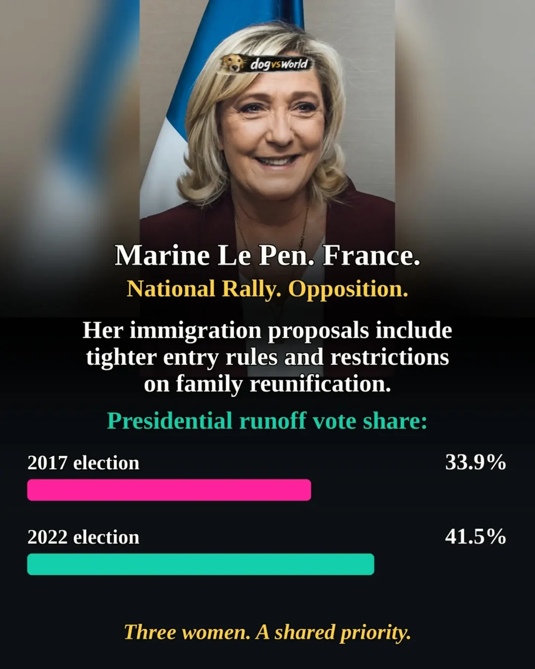 Meloni, Weidel and Le Pen: comparing immigration records and proposals: original carousel slide 4 of 5