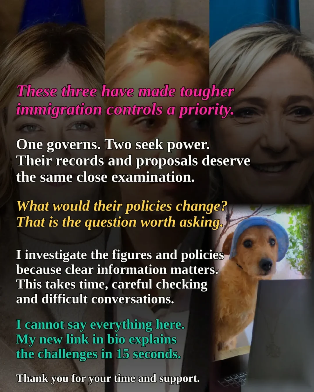 Meloni, Weidel and Le Pen: comparing immigration records and proposals: original carousel slide 5 of 5